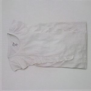 J Crew linen ruffle tank top